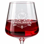 Personalized Burgundy Wine Glass – 17.4 oz product view 4