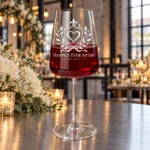 Personalized Large Bowl Wine Glass – 18.1 oz product view 8