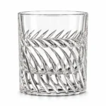 Personalized Laurel Cut Whiskey Glass – 10.4 oz product view 2