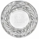 Personalized Laurel Cut Whiskey Glass – 10.4 oz product view 4