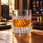 Personalized Laurel Cut Whiskey Glass – 10.4 oz product view 7