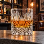 Personalized Pineapple Cut Whiskey Glass – 10.4 oz product view 5