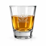 Personalized Tapered Shot Glass – 1.9 oz product view 1