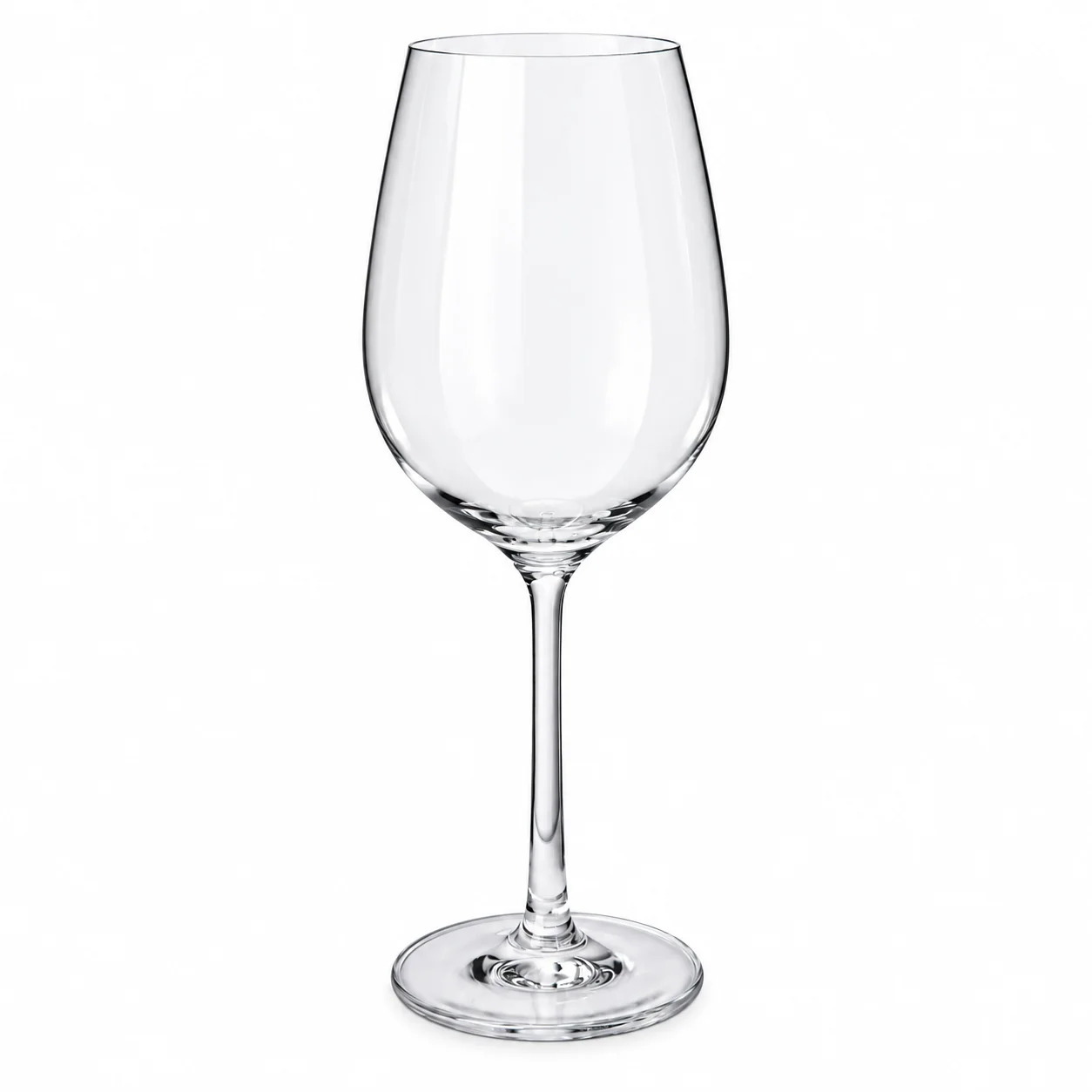 Undecorated clear Tulip Wine Glass – 15.9 oz