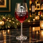Personalized Tulip Wine Glass – 15.9 oz product view 7