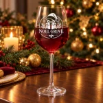 Personalized Tulip Wine Glass – 15.9 oz product view 9