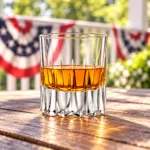 Personalized Vertical Cut Whiskey Glass – 10.4 oz product view 7